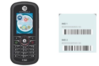 Como ver o código IMEI em C261