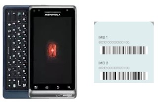 Como ver o código IMEI em DROID 2