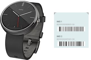 Como ver o código IMEI em Moto 360 (1st gen)