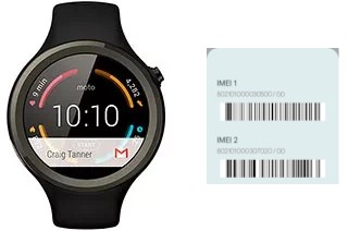 Como ver o código IMEI em Moto 360 Sport (1st gen)