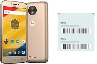 Como ver o código IMEI em Moto C Plus