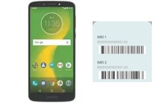 Como ver o código IMEI em Moto E5 Supra