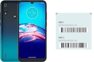 Como ver o código IMEI em Moto E6s (2020)