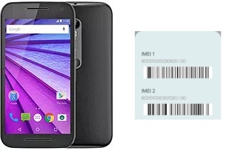 Como ver o código IMEI em Moto G Dual SIM (3rd gen)