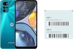 Como ver o código IMEI em Moto G22