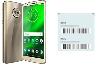 Como ver o código IMEI em Moto G6 Plus