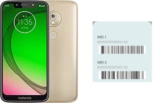 Como ver o código IMEI em Moto G7 Play