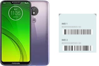 Como ver o código IMEI em Moto G7 Power