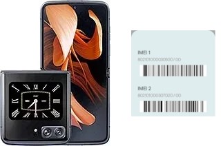 Como ver o código IMEI em Moto Razr 2022