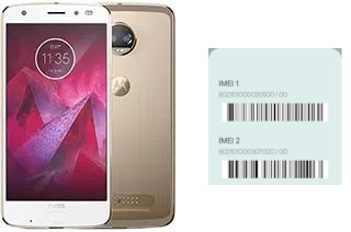 Como ver o código IMEI em Moto Z2 Force