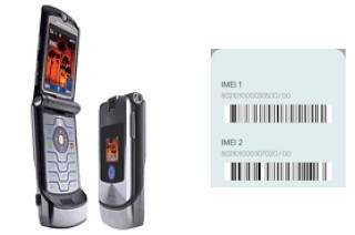 Como ver o código IMEI em RAZR V3i