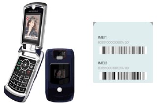 Como ver o código IMEI em Motorola V3x