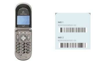 Como ver o código IMEI em Motorola V66