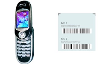 Como ver o código IMEI em Motorola V80