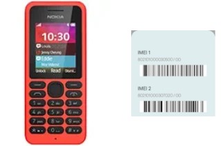 Como ver o código IMEI em Nokia 130