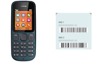 Como ver o código IMEI em Nokia 100