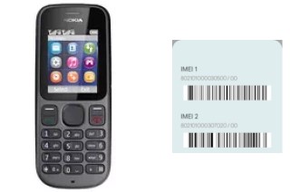 Como ver o código IMEI em Nokia 101