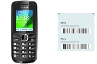 Como ver o código IMEI em Nokia 111