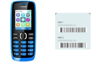 Como ver o código IMEI em Nokia 112