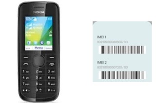 Como ver o código IMEI em Nokia 114