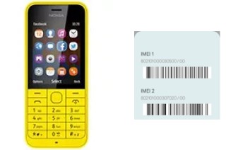 Como ver o código IMEI em Nokia 220