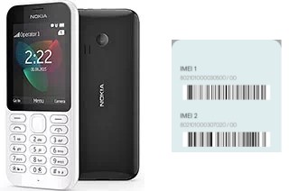 Como ver o código IMEI em Nokia 222