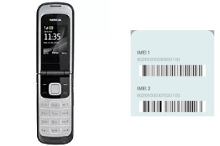 Como ver o código IMEI em 2720 fold