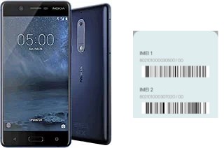 Como ver o código IMEI em Nokia 5