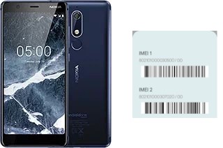 Como ver o código IMEI em Nokia 5.1