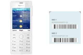 Como ver o código IMEI em Nokia 515