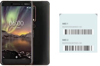 Como ver o código IMEI em Nokia 6.1