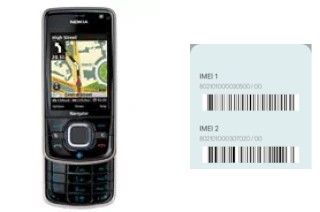 Como ver o código IMEI em 6210 Navigator