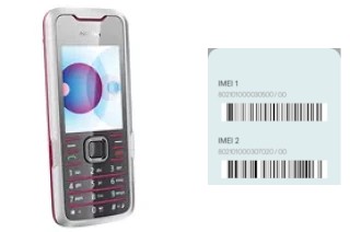 Como ver o código IMEI em 7210 Supernova