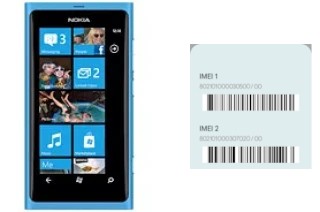 Como ver o código IMEI em Lumia 800