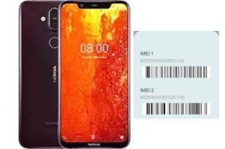 Como ver o código IMEI em Nokia 8.1