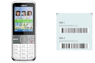 Como ver o código IMEI em Nokia C5