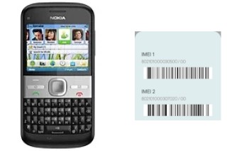 Como ver o código IMEI em Nokia E5