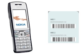 Como ver o código IMEI em Nokia E50