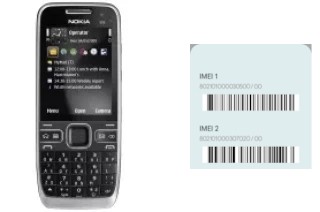 Como ver o código IMEI em Nokia E55