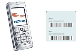 Como ver o código IMEI em Nokia E60