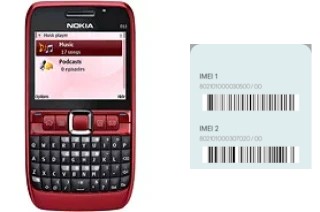 Como ver o código IMEI em Nokia E63