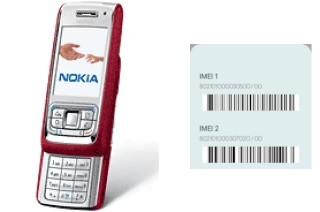 Como ver o código IMEI em Nokia E65