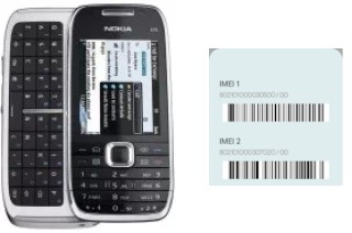 Como ver o código IMEI em Nokia E75