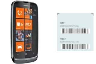 Como ver o código IMEI em Lumia 610 NFC