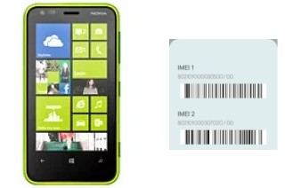 Como ver o código IMEI em Lumia 620