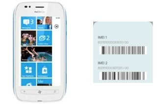 Como ver o código IMEI em Lumia 710