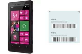 Como ver o código IMEI em Lumia 810