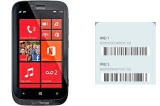 Como ver o código IMEI em Lumia 822