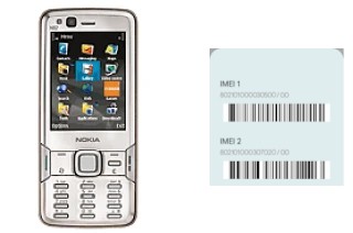 Como ver o código IMEI em Nokia N82