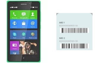 Como ver o código IMEI em Nokia XL